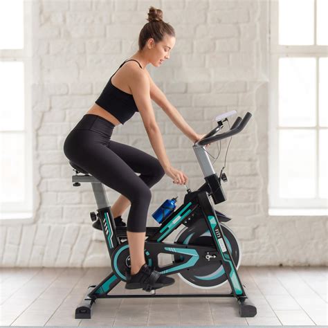 Fitsmart Smart Cycle Exercise Bike Spin Bike Home Gym Fitness Black