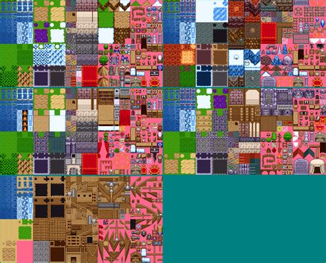 Pc Computer Rpg Maker 2000 Tilesets The Spriters Resource
