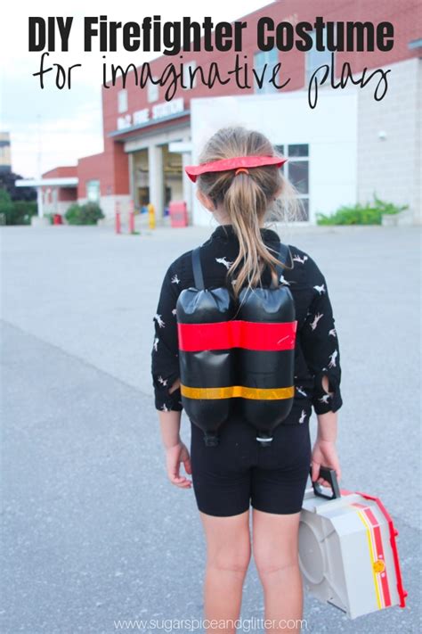 All i did was, bought a roll of yellow cloth tape or duck tape and got started. DIY Firefighter Costume for Kids ⋆ Sugar, Spice and Glitter