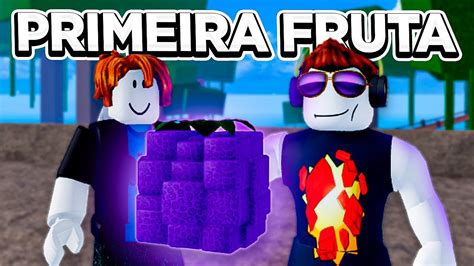 Ele Comeu Sua Primeira Fruta No Blox Fruits Youtube