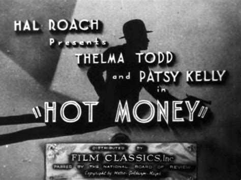 Hot Money 1935