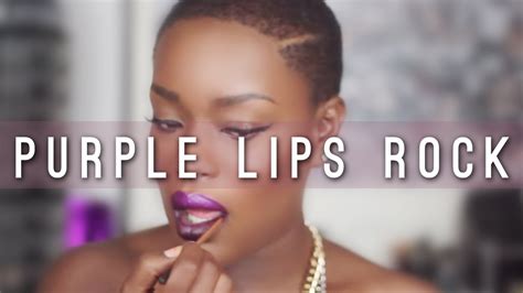 Purple Lipstick On Dark Skin Lipstick Gallery