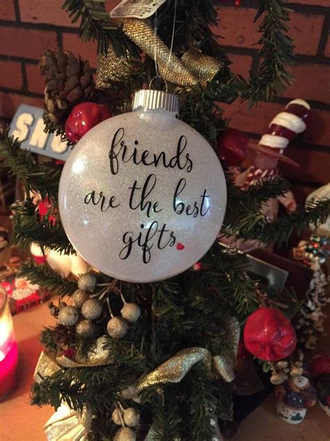 Friends Are The Best T Best Friend Christmas Ornament Etsy