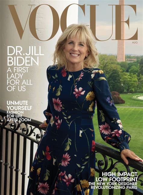 Jill Biden Covers Vogue Talks White House Living Joe Biden Tights