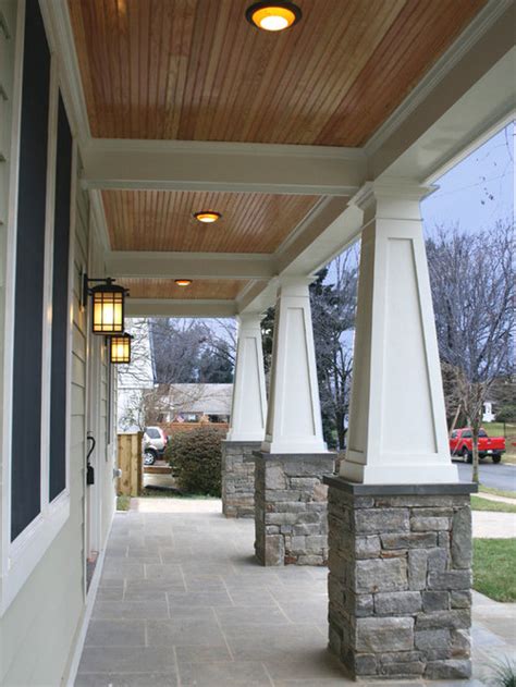 Stained Porch Ceiling Houzz