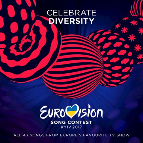 During the first forty years of eurovision's history, broadcasts would starts and end with a title card containing a circle consisting of twelve stars made up of lines with the letters of the word eurovision put in between the stars. Eurovision - Eurovision Song Contest: Kyiv 2017 Lyrics and ...
