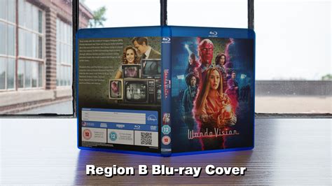 Marvels Wandavision Custom Region B Uk Blu Ray Cover Etsy Singapore