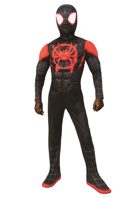 The Spider Man Miles Morales Deluxe Child Costume