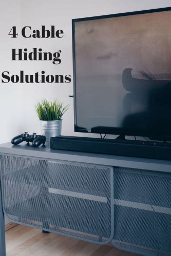 4 Cable Hiding Solutions Mom And More