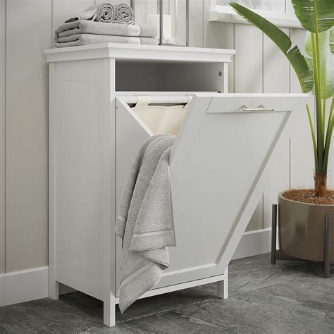 Somerset Tilt Out Laundry Hamper White Bed Bath And Beyond 31686200