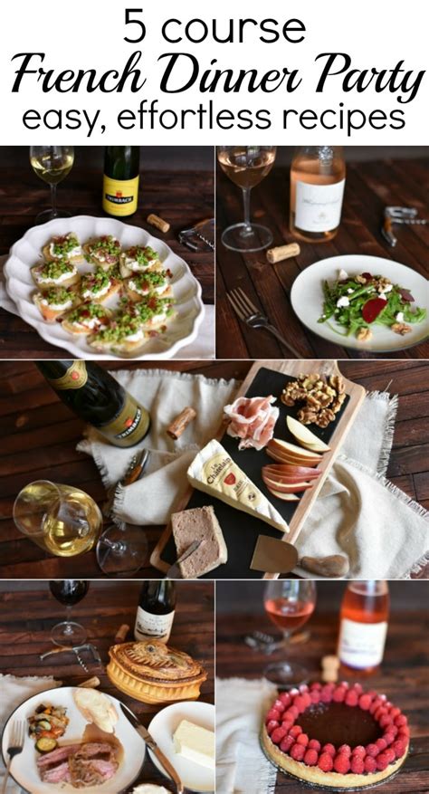 This is a great recipe for dinner celebrations that begin with a few applications, as it's very easy to leave the crowd and also come back mins later with the primary meal. How to host an EASY 5 Course French Dinner Party - The ...