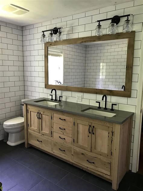 Bring Old World Charm To Your Bathroom With Rustic Vanity Cabinets