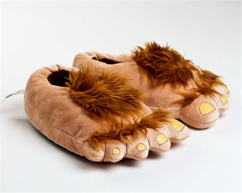 Furry Adventure Slippers Hobbit Feet Slippers Halfling Slippers