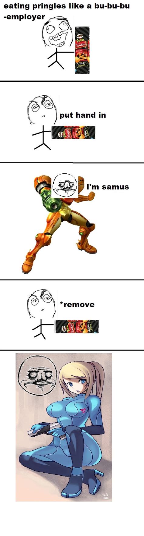 Eating Pringles Like A Bu Bu Bu Employer Samus Funny Pictures Funny Pictures And Best Jokes