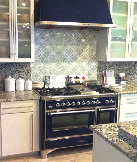 Ilve® premium ranges and cooktops were the first of their kind to be completely manufactured in high quality stainless steel. ILVE 48" Majestic Duel Fuel Range in Midnight Blue with ...