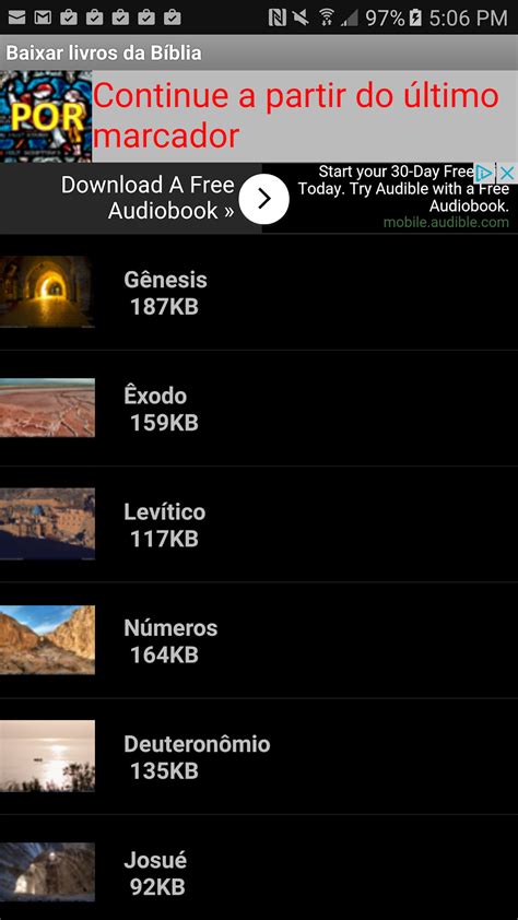Áudio Bíblia em Português para Android Download