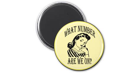 Bunco What Number Are We On 2 2 Inch Round Magnet Zazzle