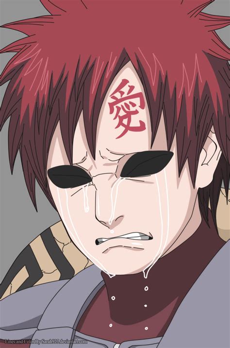 Gaara Sad By Sarah927artworks On Deviantart