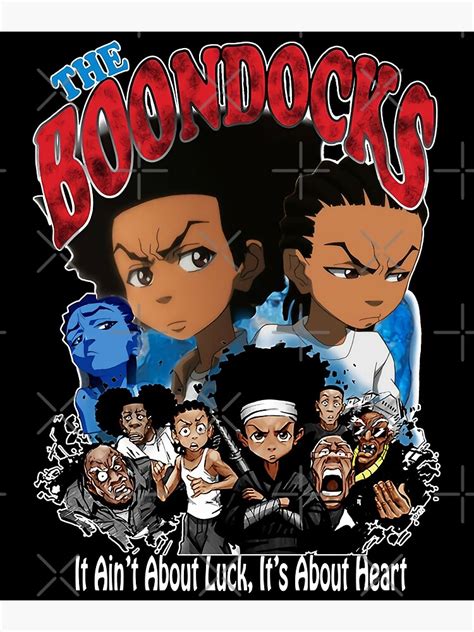 The Boondocks Sitcom Poster Poster For Sale By Duboismarion Redbubble