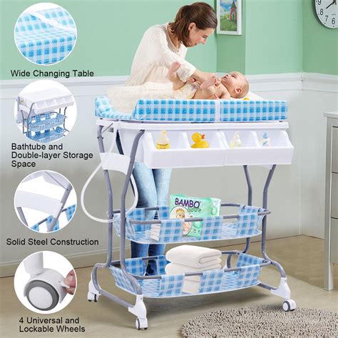 Baby Bath Tub And Changing Table Changing Table And Bath 4 Decors