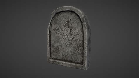 tombstone buy royalty free 3d model by kirhl [098ca60] sketchfab store