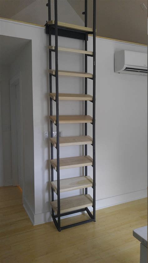 9 Foot Retractable Loft Ladder Free Shipping To Your Door Etsy