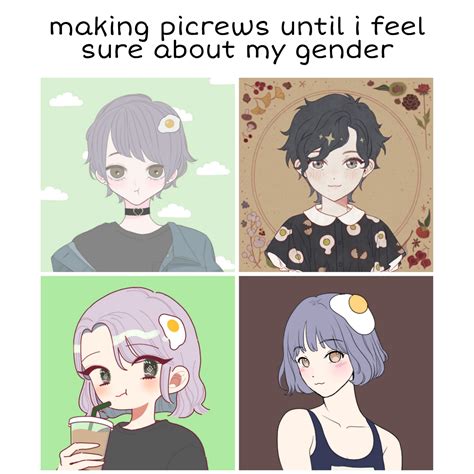 Making picrews until i feel sure about my gender | Picrew.Me | Know