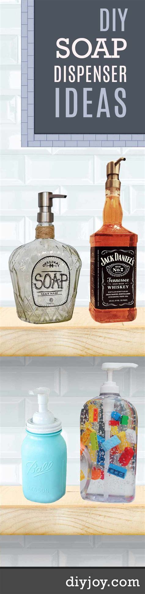 Id put it under the sink. 11 DIY Soap Dispensers to Dress Up Your Sink