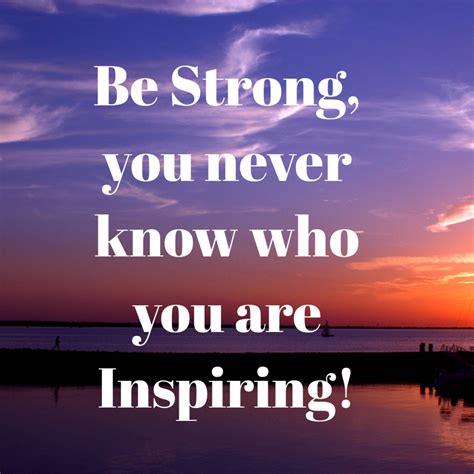 Be An Example Strong Positive Inspire Quotes Positivequotes