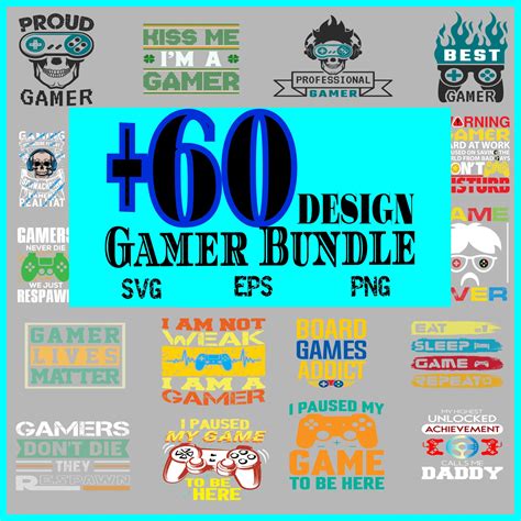 Gamer Svg Bundle Funny Gamer Svg Gamer Svg Video Games Svg Etsy Uk