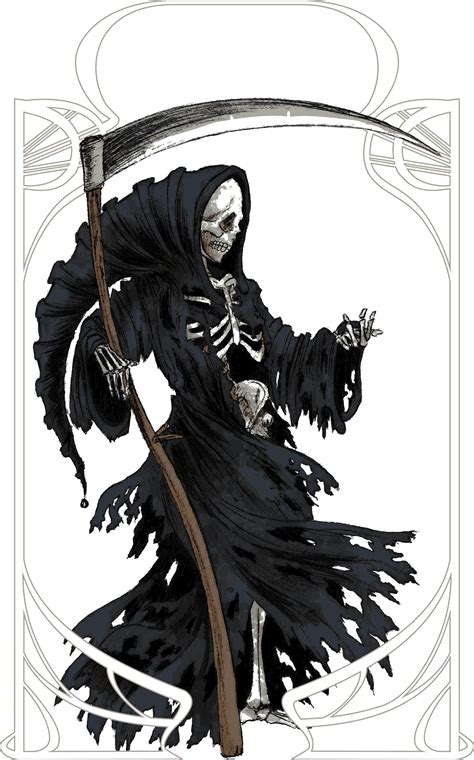 666 Grim Reaper Grim Reaper With Cloak Grim Reaper Grim Reaper