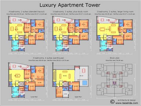 Home designing may earn commissions for purchases made through the links on our website. Apartment plans 30-200 sqm designed by Teoalida | Teoalida ...