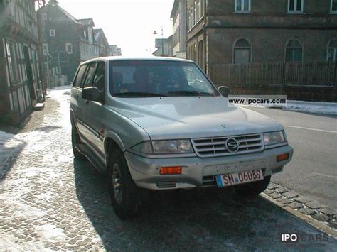 1998 Ssangyong Musso Euro 3 Car Photo And Specs