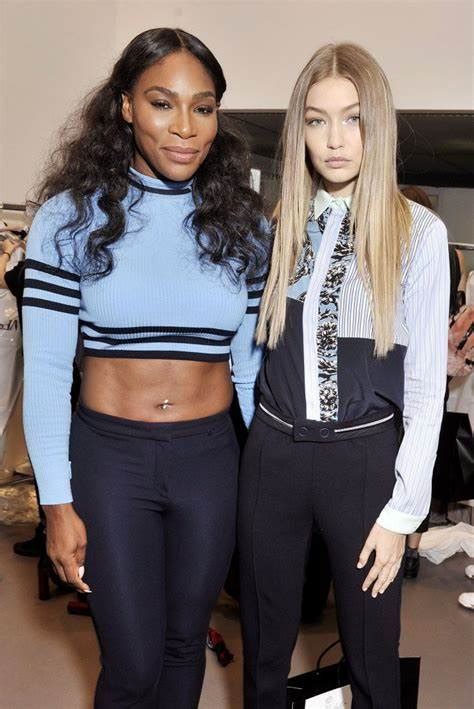 venus williams in awe of serena williams growing friendship with gigi and bella hadid at vogue