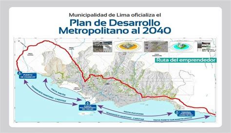 Municipalidad De Lima Oficializa El Plan De Desarrollo Metropolitano Al