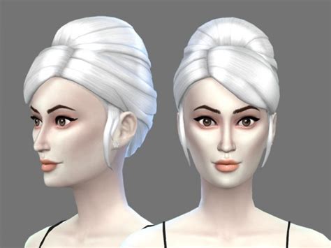 Sims 4 White Hair Cc