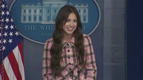 Popstar Olivia Rodrigo Speaks At White House Press Briefing Fox News