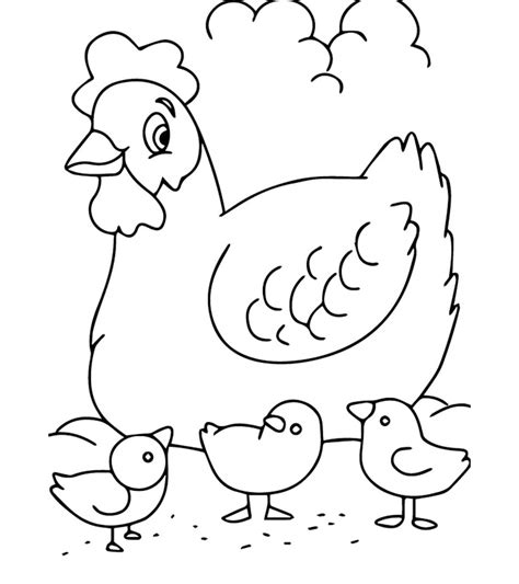 Chicken Coloring Pages Free Printable Coloring Pages For Kids