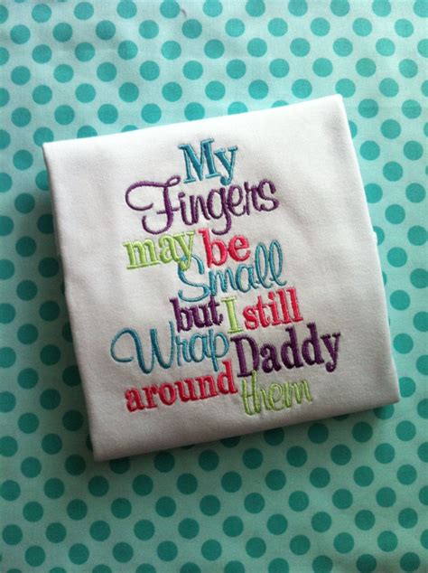 Wrapped around your finger the police. Daddy Wrapped Around my Finger - Embroidered Shirt. $22.00 ...