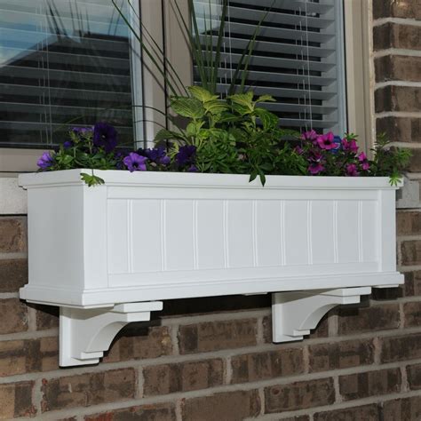 Cape Cod Window Box 4ft With Water Reservoir Feature