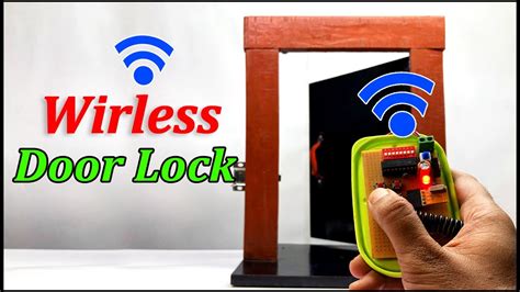 Diy Wireless Door Lock Rf Remote Controlled Lock Youtube