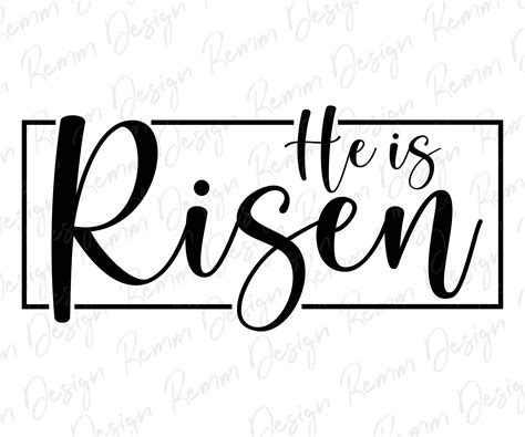 He is Risen Svg Religious Svg Png Christian Svg Easter - Etsy