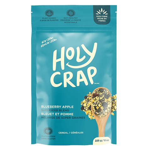 Bring water or milk to a boil, stirring occasionally. Holy Crap Breakfast Cereal - Blueberry Apple - 225g ...