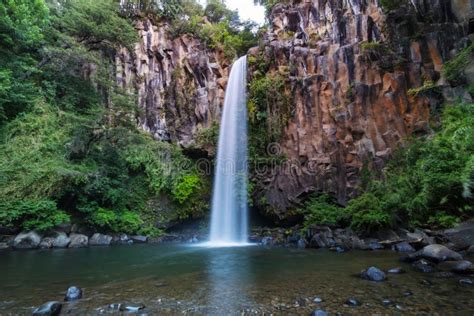 Waterfall In Chile Stock Photo Image Of Rock Nature 143799326