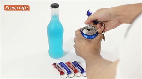 Small Keychain Cheap Promotional T Items Aluminium Alloy Bottle