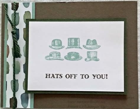 Hats Off To You Creative Stamping With Margaret