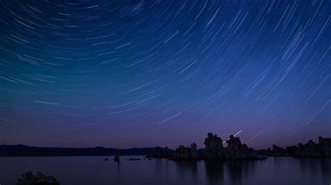 Stars Photo Time Lapse Star Ocean P Hd Timelapse Shooting Night Nature HD Wallpaper