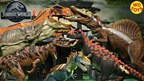 New Jurassic World 2 Fallen Kingdom Toys Mattel News Jurassic Park Toys Top 10 Unboxing Youtube