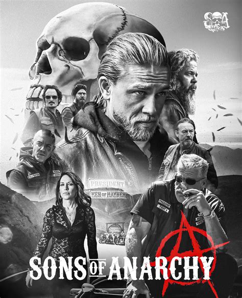 Sons Of Anarchy Poster Compositing Behance