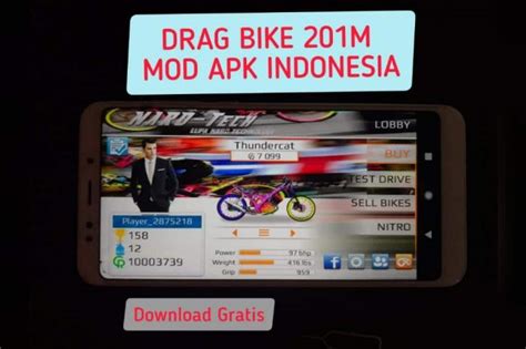 Namun game ini mempunya tipe balapan dengan lomba yang panjangnya race nya 200 meter. Game Drag Bike 201m Indonesia Mod Apk Terbaru - Infoupdate.org